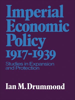 cover image of Imperial Economic Policy